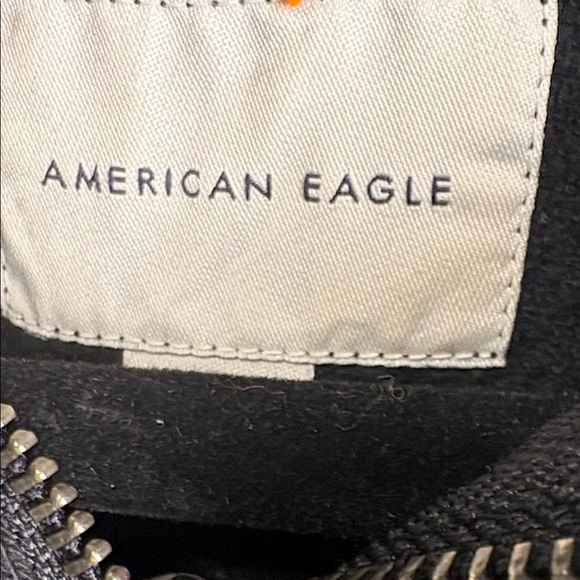 American Eagle Black Quarter-Zip Sweatshirt - Picture 2 of 11